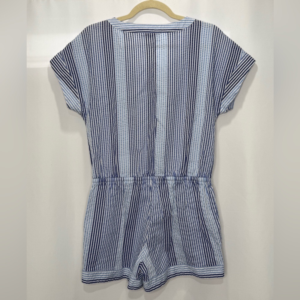 Vineyard Vines Blue and White Striped Romper - Picture 5 of 13